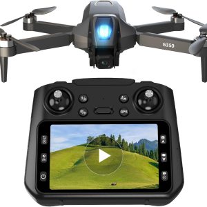 GPS Drone with HD Camera for Adults, FPV Drone with 4.5″LCD Screen Remote